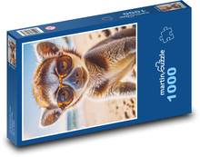 Lemur in Gläsern Puzzle 1000 Teile - 60 x 46 cm