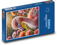 Plameňák Puzzle 1000 dílků - 60 x 46 cm