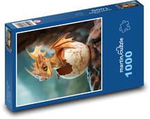 Smok - wylęg Puzzle 1000 elementów - 60x46 cm