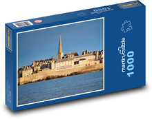 Pobrežné mesto Puzzle 1000 dielikov - 60 x 46 cm