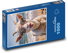 Laughing goat Puzzle 1000 pieces - 60 x 46 cm