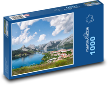 Krajina - jazero Puzzle 1000 dielikov - 60 x 46 cm 