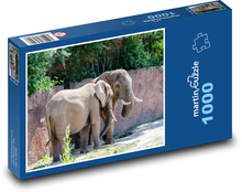 Słonie Puzzle 1000 elementów - 60x46 cm