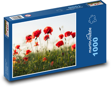 Mohnblumen Puzzle 1000 Teile - 60 x 46 cm