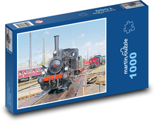 Parná lokomotíva Puzzle 1000 dielikov - 60 x 46 cm 