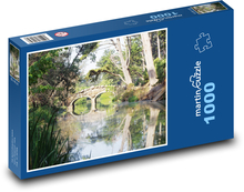 Stone bridge across the river Puzzle 1000 pieces - 60 x 46 cm 