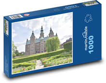 Renesanční zámek Rosenborg, Kodaň - Dánsko Puzzle 1000 dílků - 60 x 46 cm