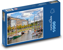Kiel - lodě Puzzle 1000 - 60x46 cm