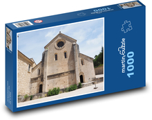 Klášterní kostel - Abbaye de sénanque, Francie Puzzle 1000 dílků - 60 x 46 cm