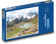 Górski krajobraz - góry Puzzle 1000 elementów - 60x46 cm