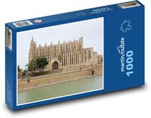 Katedrála La Seu, Malorka - Španielsko Puzzle 1000 dielikov - 60 x 46 cm 