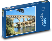 Pont du Gard - Francie Puzzle 1000 dílků - 60 x 46 cm