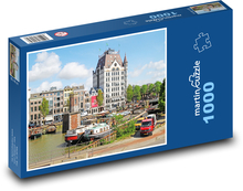 Rotterdam - řeka Puzzle 1000 dílků - 60 x 46 cm