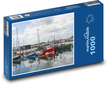Přístav lodě - Irsko Puzzle 1000 - 60x46 cm