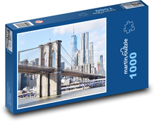 Brooklynský most - New York Puzzle 1000 dílků - 60 x 46 cm