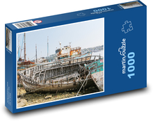 Vraky lodí - Francúzsko Puzzle 1000 dielikov - 60 x 46 cm