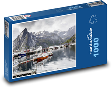Boats on the lake Puzzle 1000 pieces - 60 x 46 cm 