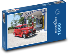 Das rote Auto, bitte. Puzzle 1000 Teile - 60 x 46 cm