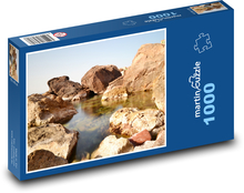 Skały - morze Puzzle 1000 elementów - 60x46 cm