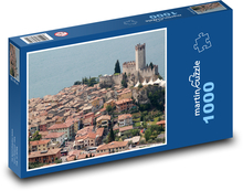 Taliansko - Malcesine Puzzle 1000 dielikov - 60 x 46 cm 