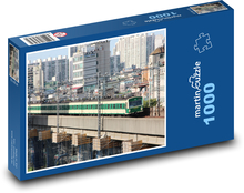 Metro - pociąg Puzzle 1000 elementów - 60x46 cm