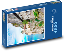 Klášter Santa Caterina del Sasso Puzzle 1000 dílků - 60 x 46 cm