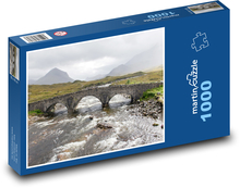 Bridge across a river. Puzzle 1000 pieces - 60 x 46 cm 