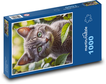 Katze Puzzle 1000 Teile - 60 x 46 cm