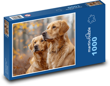 Dogs in the woods Puzzle 1000 pieces - 60 x 46 cm 