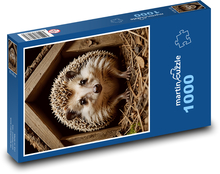 Jeż w domu Puzzle 1000 elementów - 60x46 cm