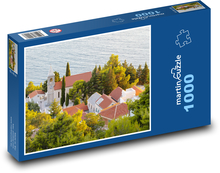 Kościół - Zamek Puzzle 1000 elementów - 60x46 cm