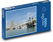 Prístav Málaga Puzzle 1000 dielikov - 60 x 46 cm