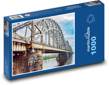 Most - Riga, Lotyšsko Puzzle 1000 dielikov - 60 x 46 cm 