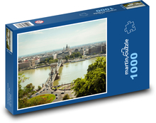 Budapešť - most Puzzle 1000 dílků - 60 x 46 cm
