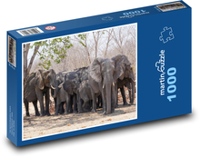 Slony Puzzle 1000 dielikov - 60 x 46 cm 