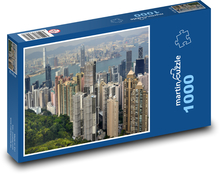 Hongkong - China Puzzle 1000 Teile - 60 x 46 cm