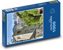 Kościół - Alpy Puzzle 1000 elementów - 60x46 cm