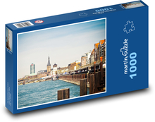 Dusseldorf - river Puzzle 1000 pieces - 60 x 46 cm 
