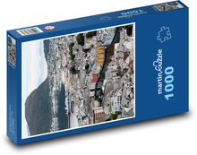 Norwegen - bunte Häuser Puzzle 1000 Teile - 60 x 46 cm