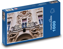 Česká republika - starý dom Puzzle 1000 dielikov - 60 x 46 cm 
