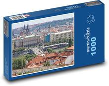 Praha - panoráma mesta Puzzle 1000 dielikov - 60 x 46 cm 