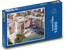 Statki - port Puzzle 1000 elementów - 60x46 cm