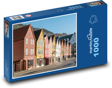 Bergen - Norwegia Puzzle 1000 elementów - 60x46 cm
