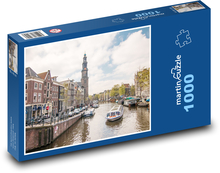 Amsterdam - Holandsko Puzzle 1000 dílků - 60 x 46 cm