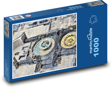 Praha - orloj Puzzle 1000 dílků - 60 x 46 cm