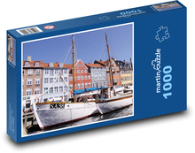 Kodaň - Dánsko Puzzle 1000 - 60x46 cm