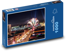 Nashville - Tennesse, Feuerwerk Puzzle 1000 Teile - 60 x 46 cm