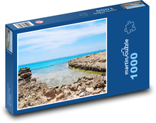 Felsige Küste - Strand Puzzle 1000 Teile - 60 x 46 cm