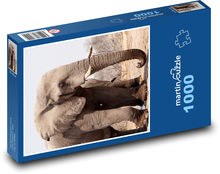 Elefant - Botswana Puzzle 1000 Teile - 60 x 46 cm