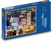 Taiwan v noci Puzzle 1000 dielikov - 60 x 46 cm 